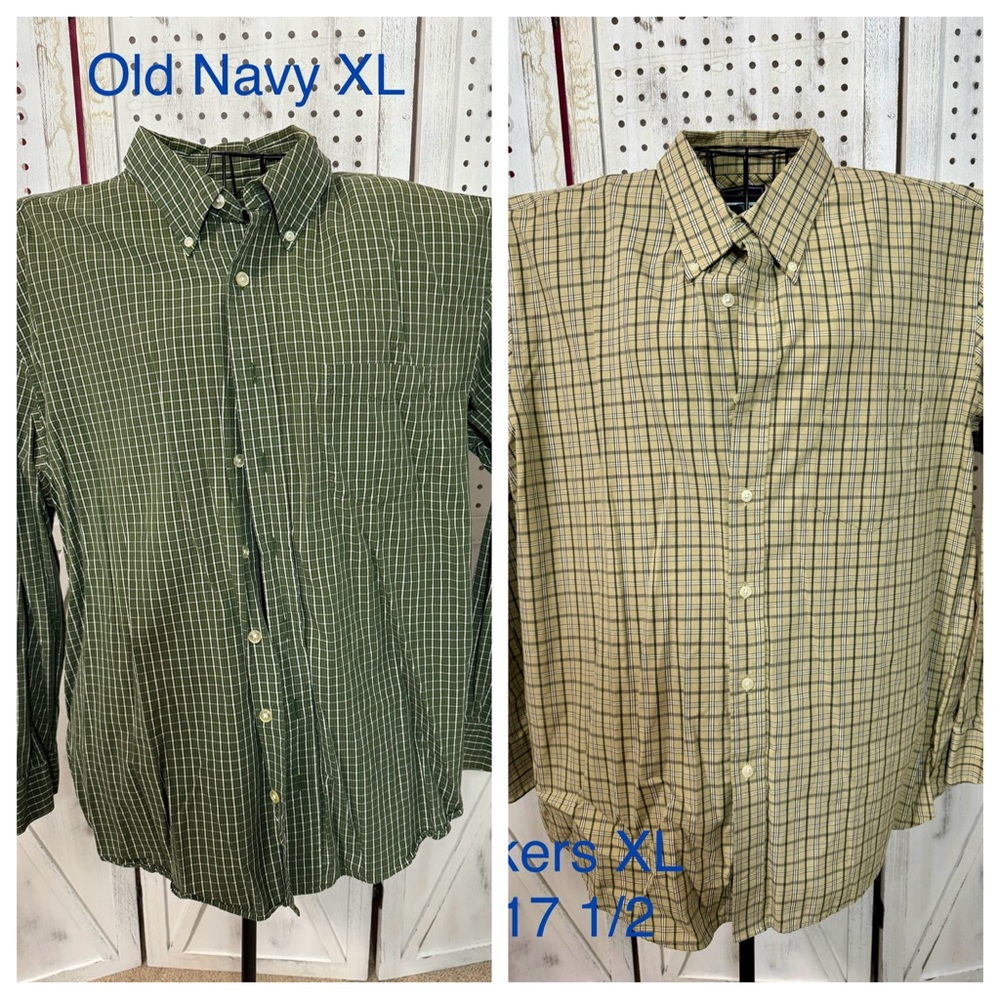 Lot of 2 men’s dress shirts